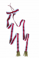 Szarfa do sztandaru, orderówka biało-czerwona mała Szarfa do sztandaru, orderówka biało-czerwona mała